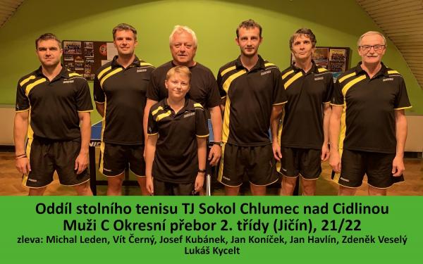 Oddíl stolního tenisu Chlumec nad Cidlinou